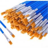 Kit 6 Conjunto De Pincéis Para Pintura Artistica Acrílicos