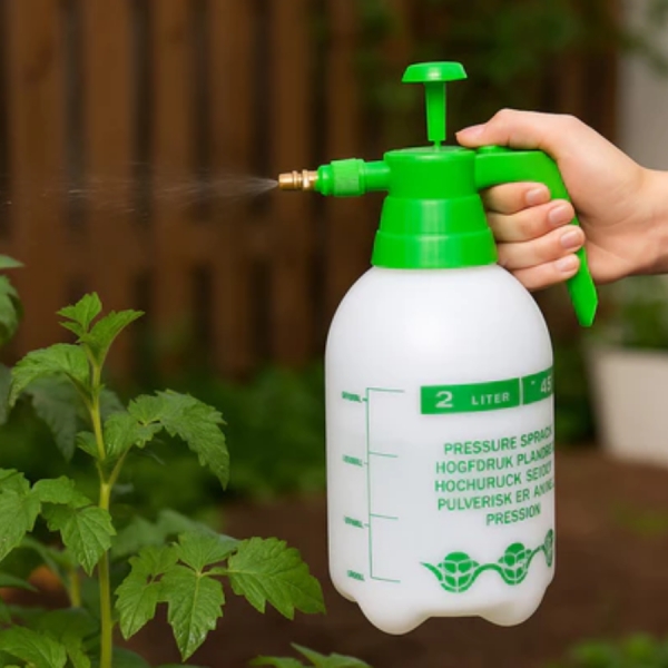 Pulverizador Borrifador Compressão Para Jardinagem Limpeza Vidro Automotivo Spray Manual Multiuso 2L