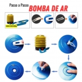 Bola de Ginástica Suíça Yoga Pilates Bola de Pilates Inflável Anti Estouro com bomba para encher