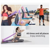 Faixa Elástica Para Fisioterapia Yoga Alongamento Pilates - Roxo