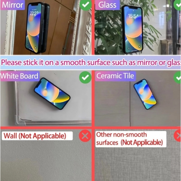 Suporte De Silicone Com Ventosa Para Capinha Celular sucção premium