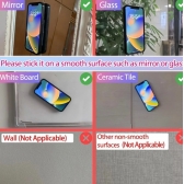 Suporte De Silicone Com Ventosa Para Capinha Celular sucção premium