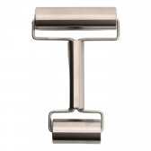 Rolo Duplo Para Massa Aço Inox 18 Cm