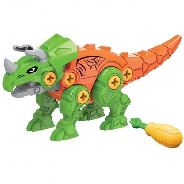 Dinossauro Montar E Desmontar Brinquedo Menino Com Chave