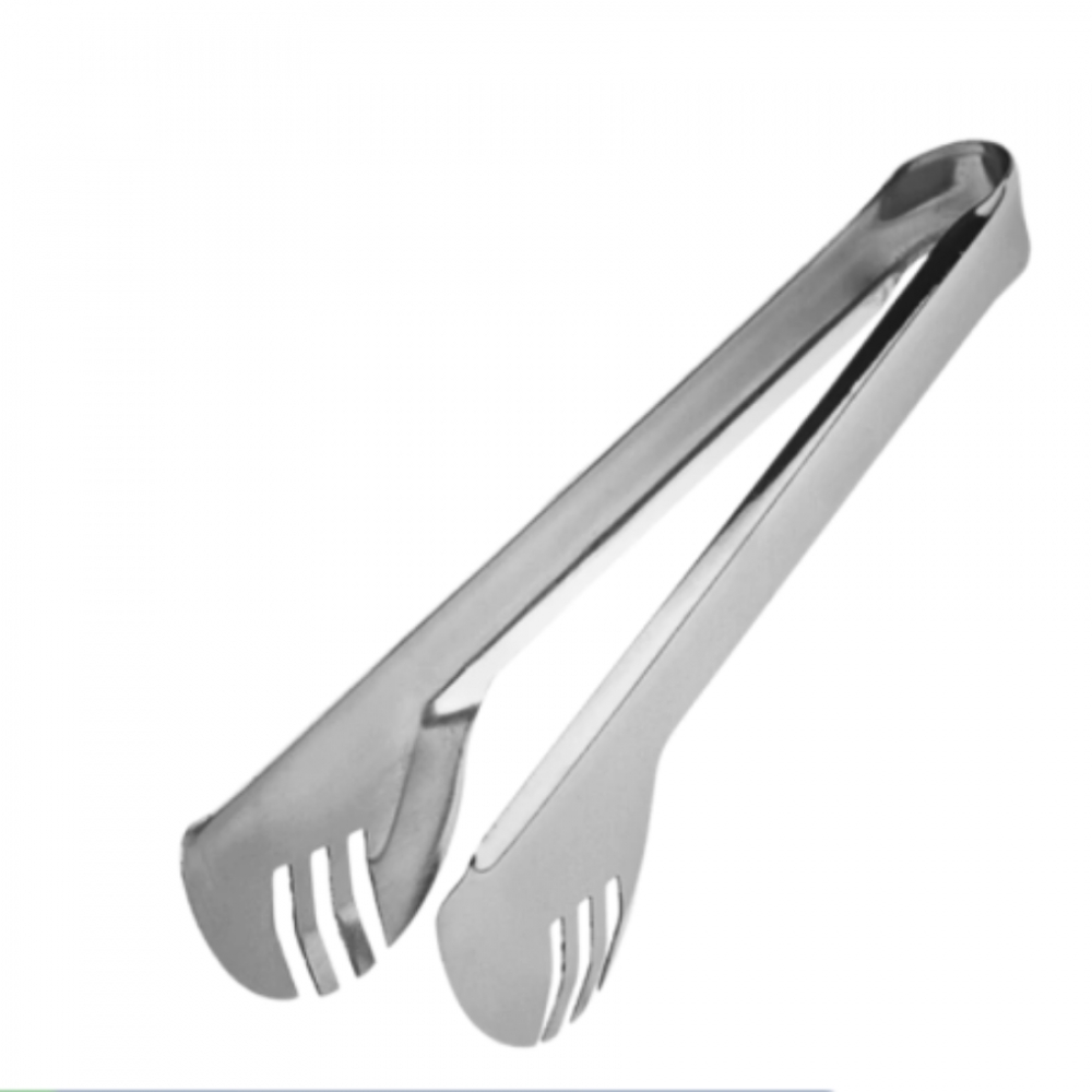Pegador De Alimento Aço Inoxidável Cozinha Salada Churrasco Inox Utensílio Massas Macarrão