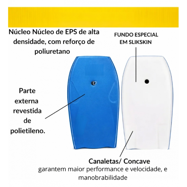 Prancha Surf Bodyboard Grande 96cm Para Praia E Piscina