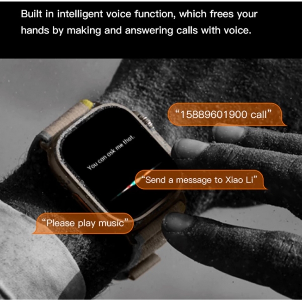 Relógio T800 Ultra Smart Watch Série 8 Monitor De Temperatura Corporal Bluetooth