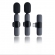 KIT 2 Microfones Lapela Wireless Sem Fio K9 Vlog Tipo-C ou Iphone