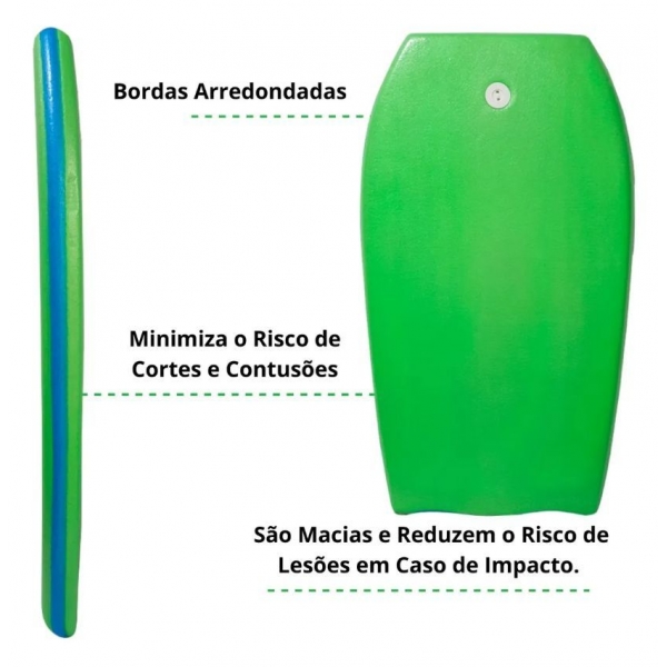 Prancha Junior Brinquedo Praia Piscina Infantil Bodyboard 66cm