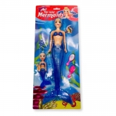 Boneca Sereia Com Led + Filha E Acessórios