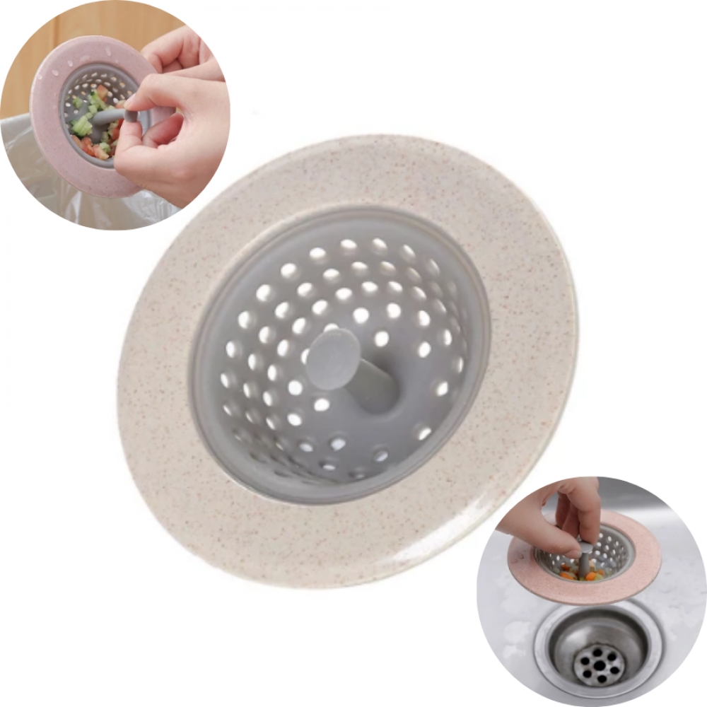 Ralo de Pia Filtro Silicone Tampa Coletor Para Tanque Cozinha 11cm