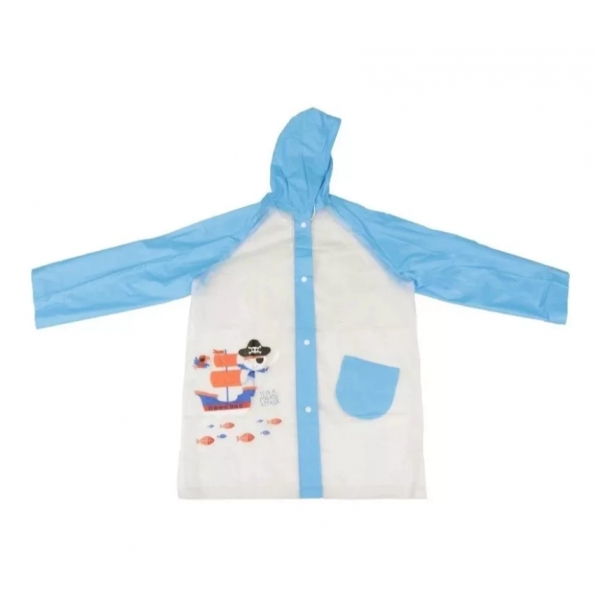 Capa De Chuva Infantil Reforçada Tamanho 12 Impermeável Menina Menino Escolar