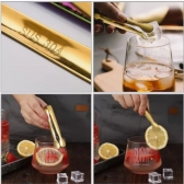 Modus Pegador Pinça De Cozinha Para Gelo Ouro Inox