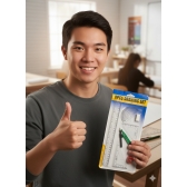 Kit Escolar de Geometria 8 Peças Completo com Compasso e Réguas