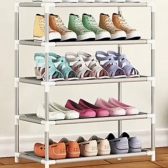 Sapateira 5 andares Organizador de Sapatos Tênis 4 Par Desmontavel Movel sapateira entrada estante