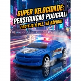 Carro De Policia Brinquedo Para Menino Sirene