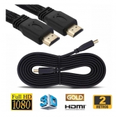 Cabo HDMI Full HD 4K Alta Resolução High Speed Hmaston Tamanho:2 Metros