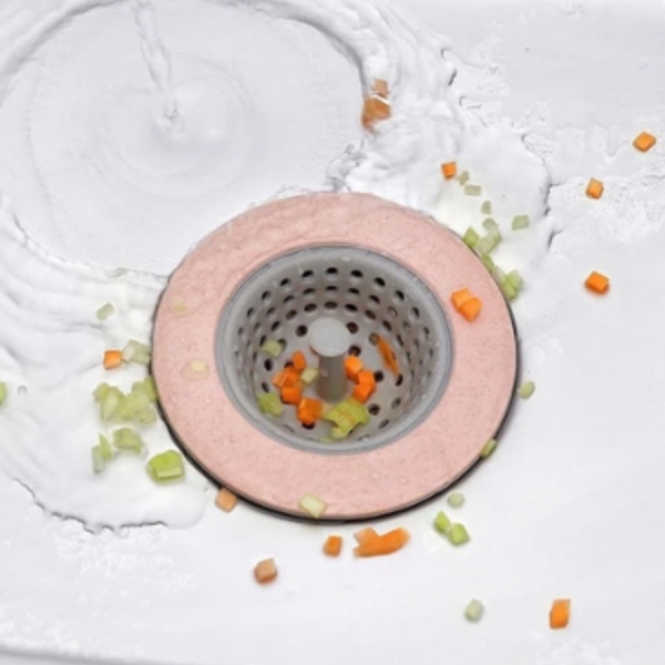 Ralo de Pia Filtro Silicone Tampa Coletor Para Tanque Cozinha 11cm