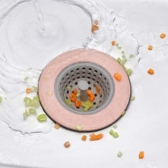 Ralo de Pia Filtro Silicone Tampa Coletor Para Tanque Cozinha 11cm
