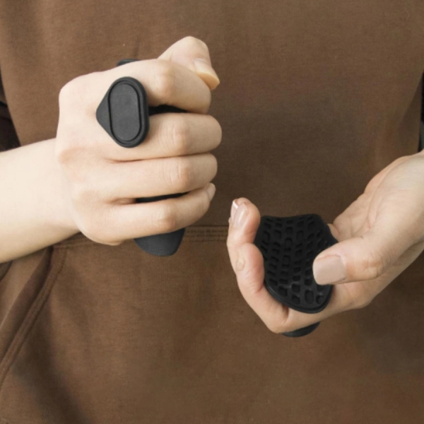 Par De Punhos De Treino De Silicone Para Homens E Mulheres , Antiderrapantes , Sem Dedos , Luvas De Ginástica