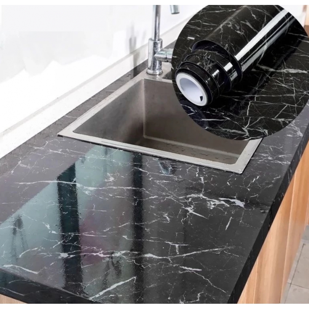 Adesivos de cozinha 3m Resistente a Agua/Óleo/Fogo/Alta Temperatura - Usável em fogão/armário/porta Inovação com Filme