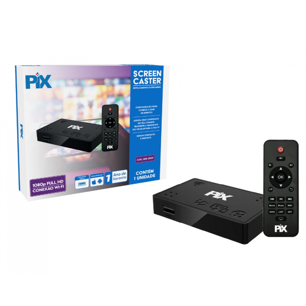 SCREENCASTER PARA TV COM ESPELHAMENTO E STREAMING Chromecast