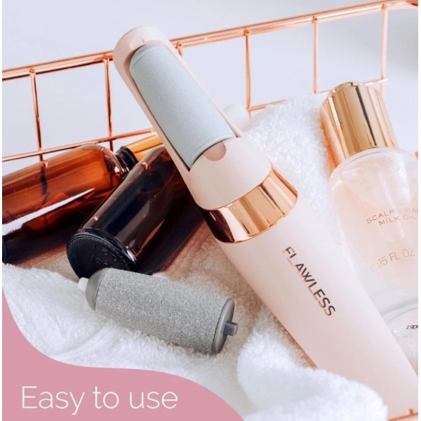 Lixador de Pé Elétrico - Esfoliador Tira Calos Pedicure Portátil