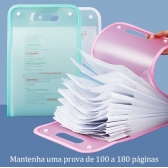 Pasta Sanfonada Com 12 Divisórias Pasta Prancheta Tamanho A4 Escritório Escolar