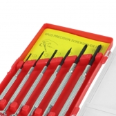 Jogo Mini Chave De Fenda E Fenda Cruzada - Precisão 6 Peças